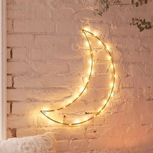 UO Crescent Moon light up decor